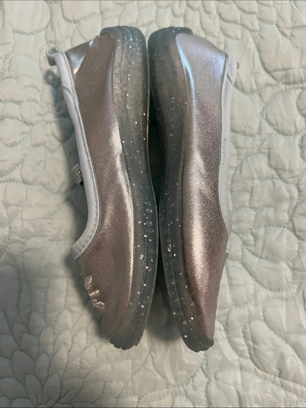 Disney, Girls' Sparkle Snowflake - Silver, “Frozen”water shoes, NWOT
